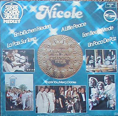Albumcover Nicole - Ein bisschen Frieden / A Little Peace / La Paix Sur Terre / Een beetje Vrede / Un Poco de Paz // Thank You, Merci, Danke: deutsche, engl. , franz. u.