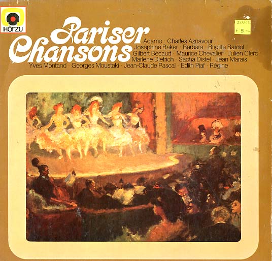 Albumcover Various International Artists - Pariser Chansons