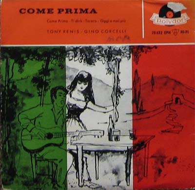 Albumcover Tony Renis - Come Prima EP