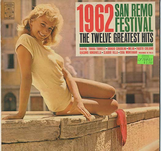 Albumcover San Remo Festival - San Remo Festival 1962 - The Twelve Greatest Hits