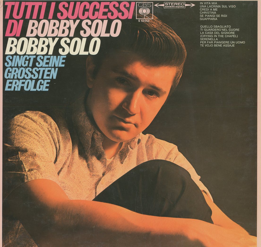 Albumcover Bobby Solo - Tutti Successi di Bobby Soloo (Bobby Solo singt seinen größten Erfolge)