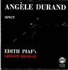 Cover: Durand, Angele - Angele Durand singt Edith Piafs groesste Erfolge 