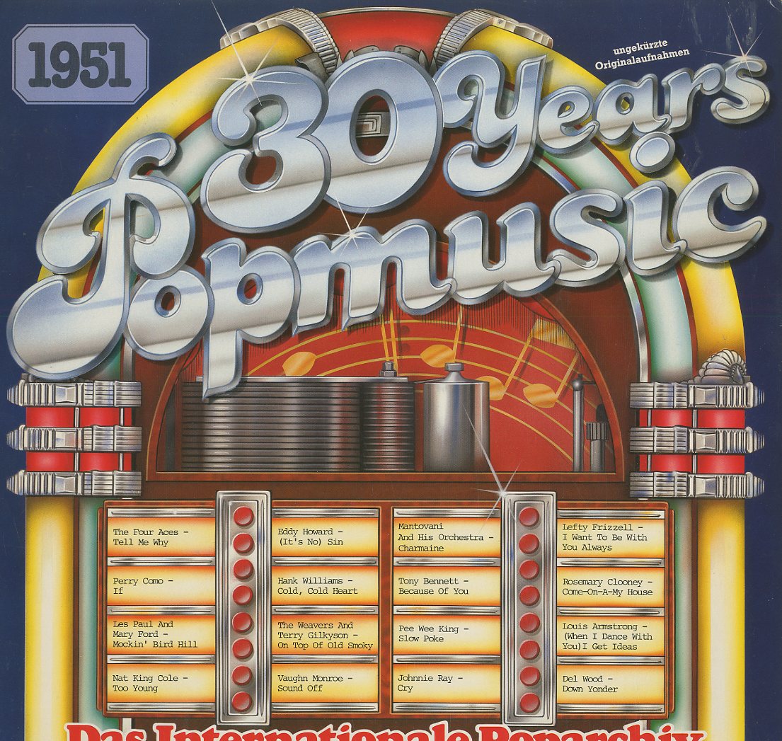 Albumcover Various Artists of the 50s - 30 Years Popmusic 1951
