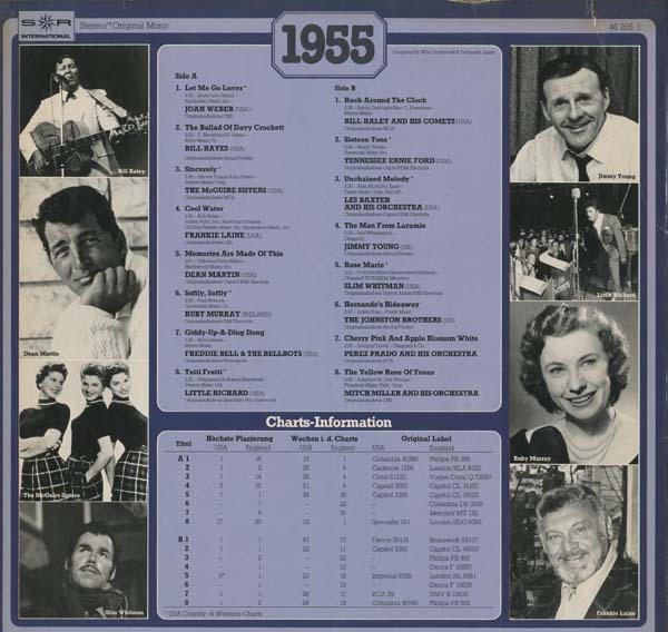 Albumcover Various Artists of the 50s - 30 Years Popmusic 1955