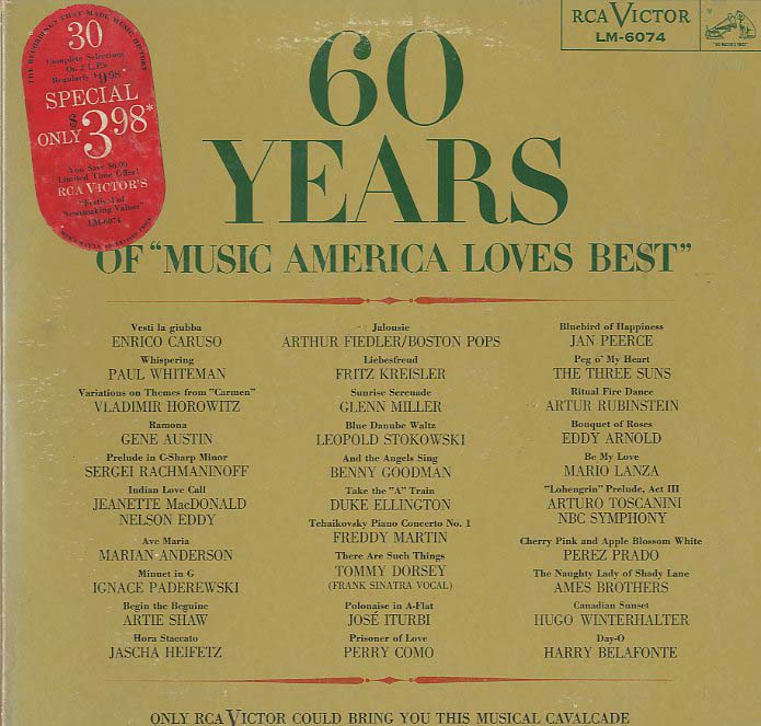Albumcover RCA Sampler - 60 Years of "Music Amrica Loves Best" (DLP)