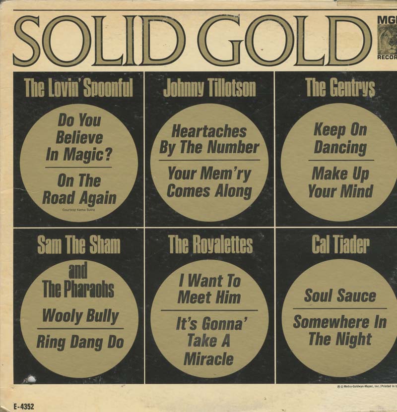 Albumcover MGM Sampler - Solid Gold