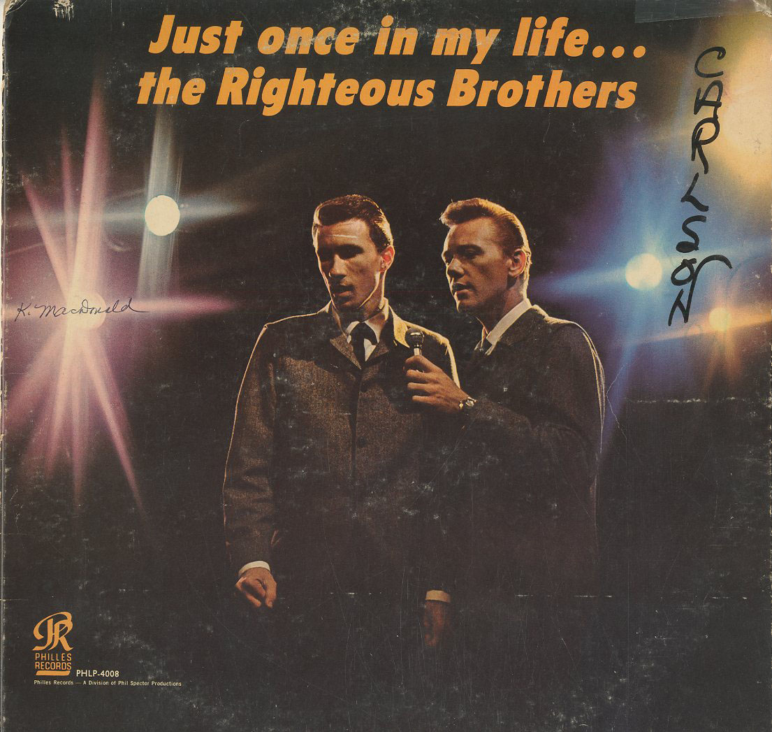 Albumcover The Righteous  Brothers - Just Once In My Life