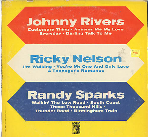 Albumcover Various Artists of the 60s - Johnny Rivers - Ricky Nelson - Randy Sparks