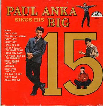 Albumcover Paul Anka - Sings his Big 15