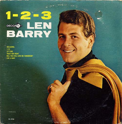Albumcover Len Barry - 1-2-3