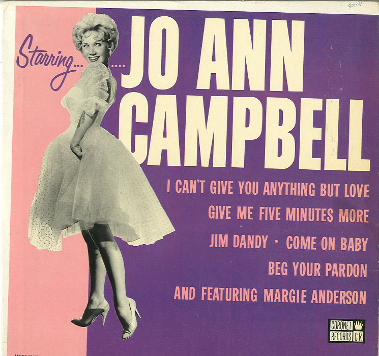 Albumcover Jo Ann Campbell - Starring Jo Ann Campbell - Margie Anderson sings