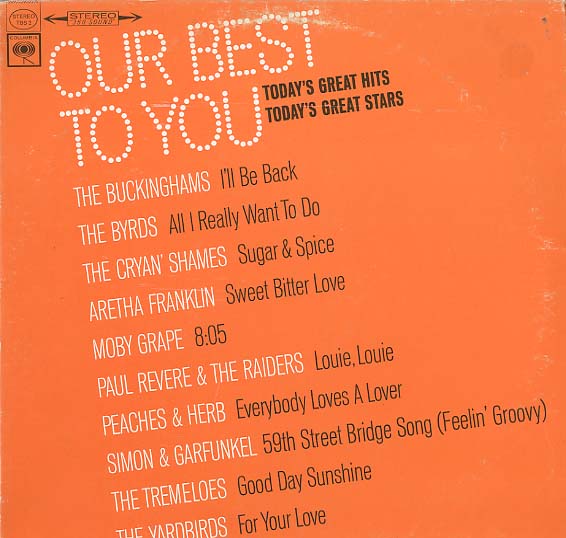 Albumcover Columbia / EMI Sampler - Our Best To You - Today´s Great Hits - Todays Great Stars