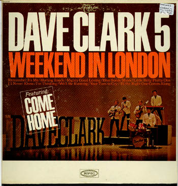 Albumcover Dave Clark Five - Weekend in London