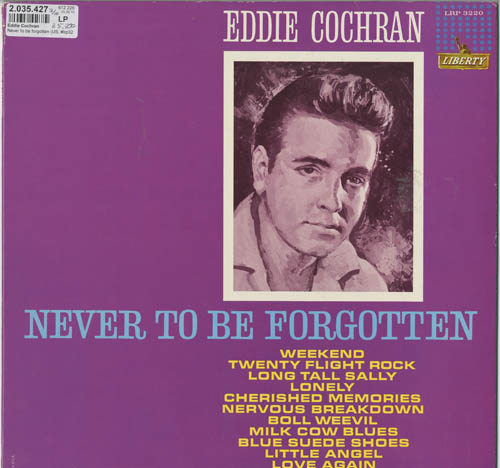 Albumcover Eddie Cochran - Never To Be Forgotton