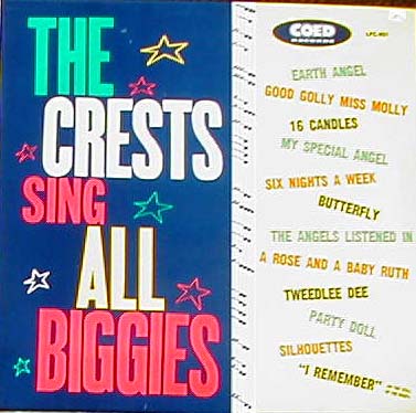 Albumcover The Crests - Sing All The Biggies