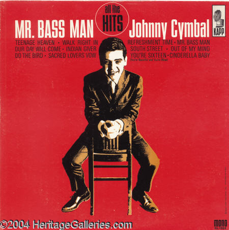 Albumcover Johnny Cymbal - Mr. Bass Man (Orig)