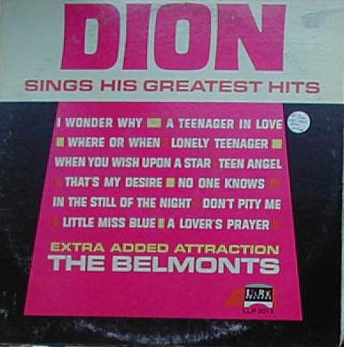 Albumcover Dion - Sings His Greatest Hits