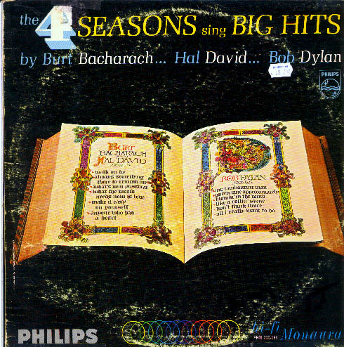 Albumcover The Four Seasons - Sing Big Hits by Burt Bacharach, Hal David ... Bob Dylan