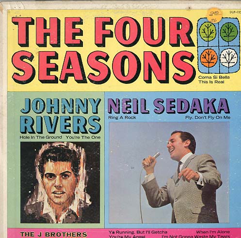 Albumcover Various Artists of the 60s - The Four Seasons - Neil Sedaka - The J Brothers - Johnny Rivers