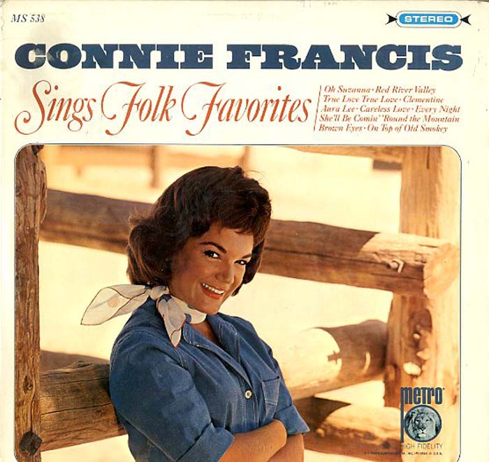 Albumcover Connie Francis - Connie Francis Sings Folk Favorites 