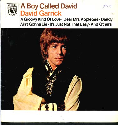 Albumcover David Garrick - A Boy Called David