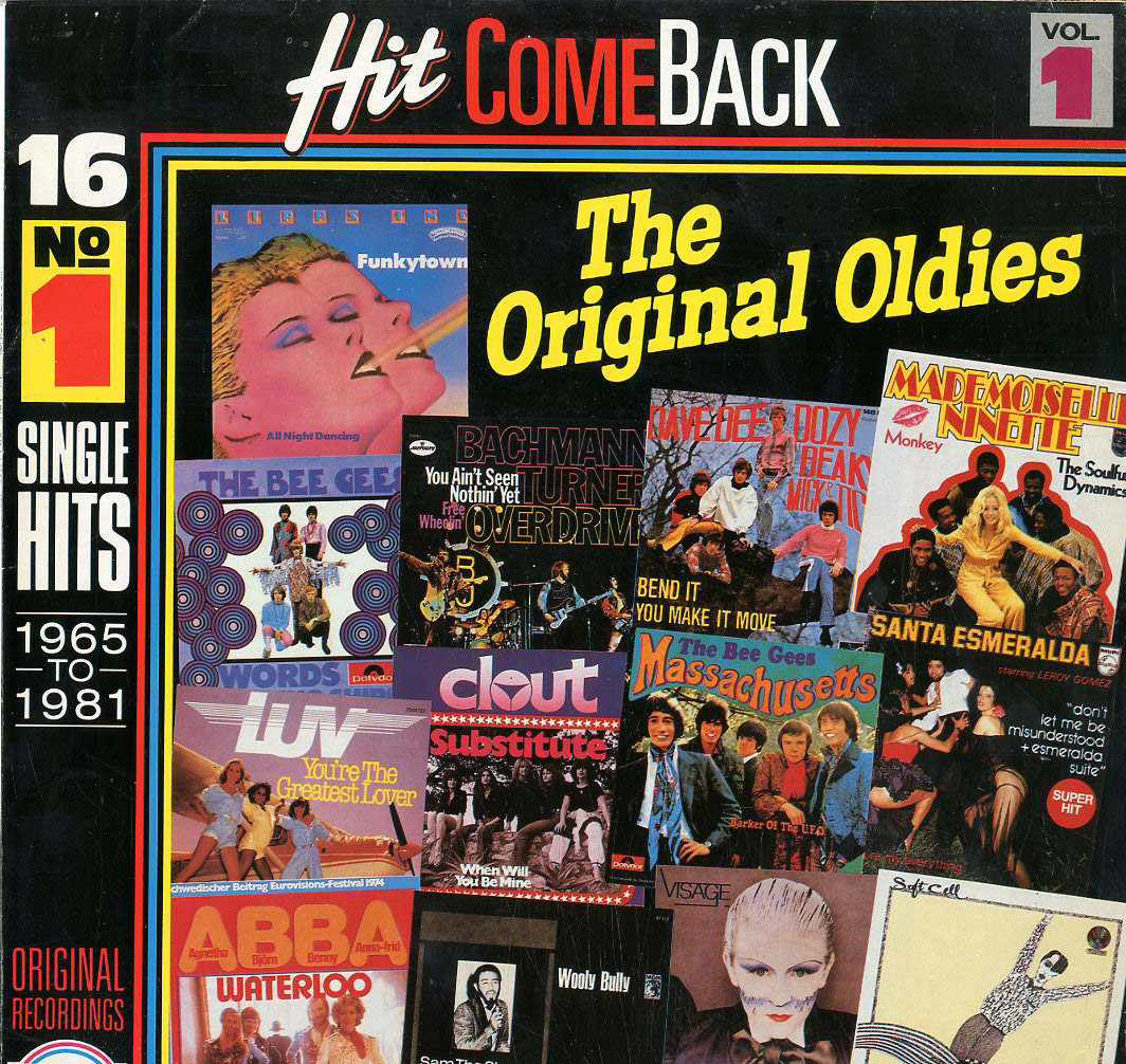 Albumcover Hit ComeBack - The Original Oldies Vol. 1 - 16 No. 1 Single Hits 1965 to 1981