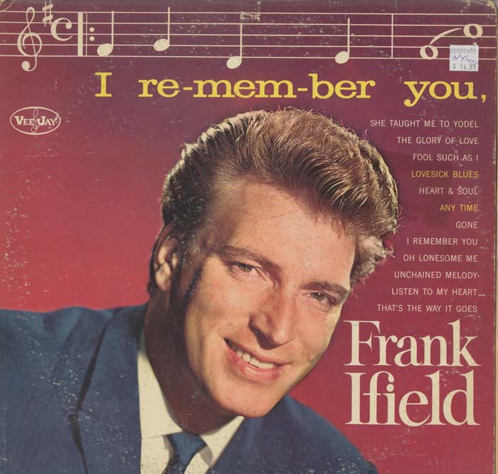 Albumcover Frank Ifield - I re-mem-ber You