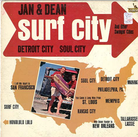 Albumcover Jan & Dean - Surf City And Other Swinginj´ Cities