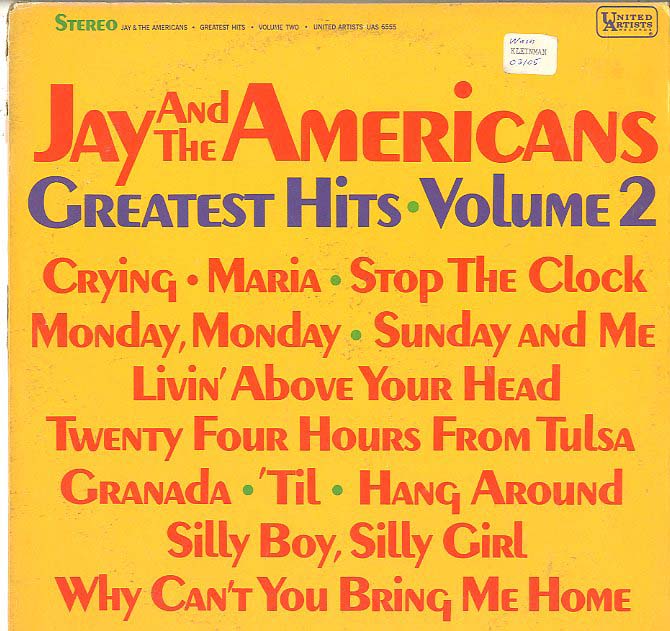 Albumcover Jay & The Americans - Greatest Hits Volume 2