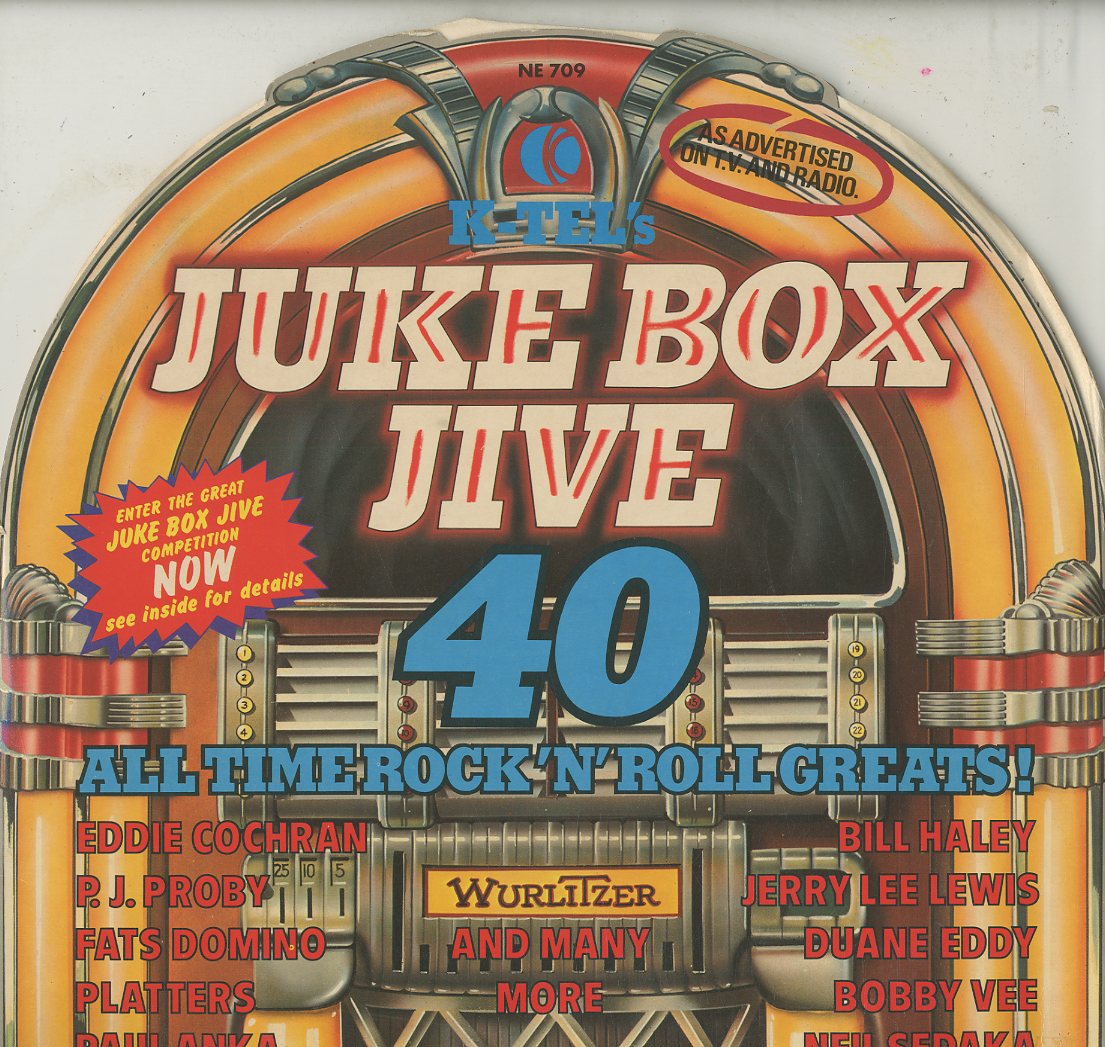 Albumcover k-tel Sampler - Juke Box Jive - 40 All Time Rock´n´Roll Greats (DLP)
