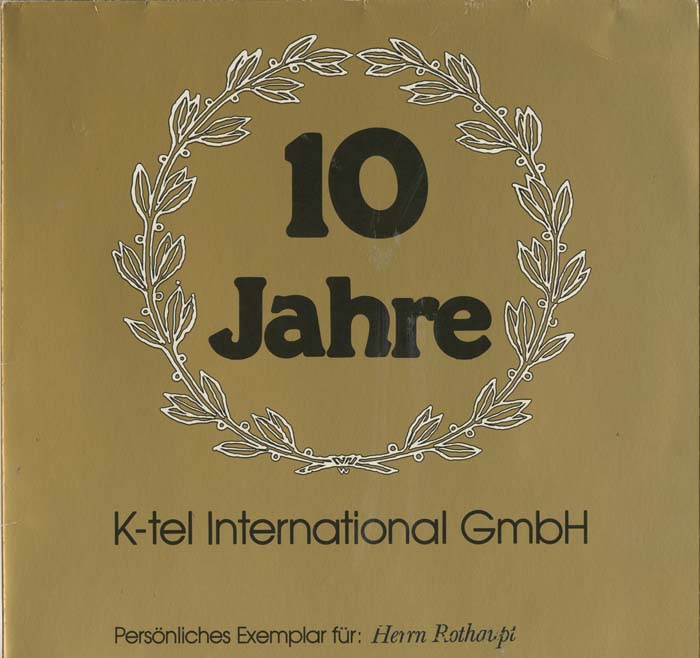 Albumcover k-tel Sampler - 10 Jahre K-tel International GmbH