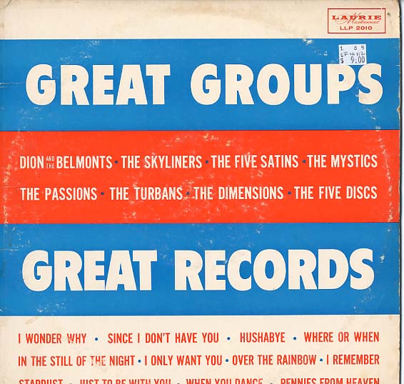 Albumcover Laurie Sampler - Great Groups Great Records (Laurie Sampler)