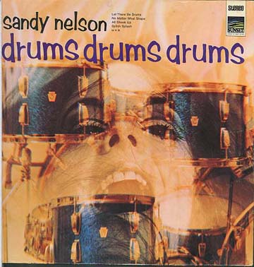 Albumcover Sandy Nelson - drums drums drums