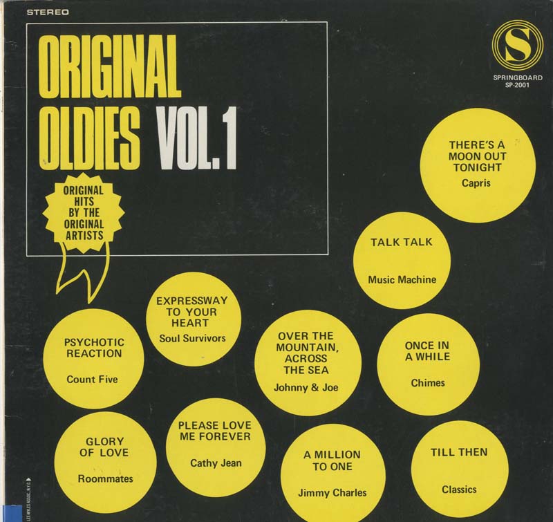 Albumcover Original Oldies (Springboard) -  Original Oldies Vol. 1