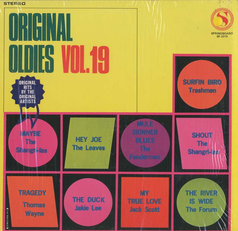 Albumcover Original Oldies (Springboard) - Original Oldies Vol. 19