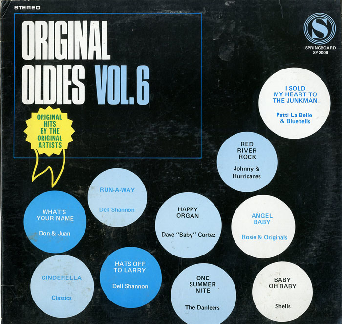 Albumcover Original Oldies (Springboard) -  Original Oldies Vol. 6