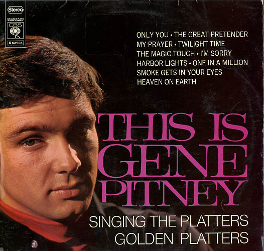 Albumcover Gene Pitney - This is Gene Pitney Singing The Platters