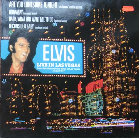 Albumcover Elvis Presley - ELVIS Live in las Vegas - From the International Hotel in Las Vegas, August 1969 - Maxi Single 45 RPM - 