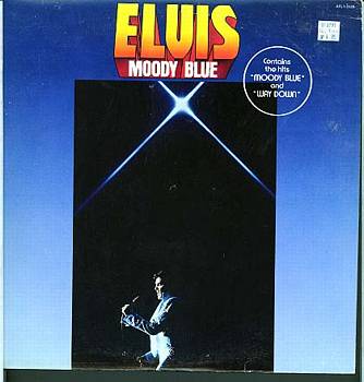 Albumcover Elvis Presley - Moody Blue  (Blaues Vinyl)