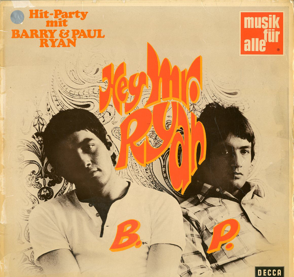 Albumcover  - Hey Mr. Ryan