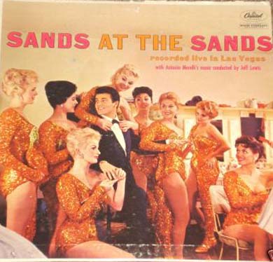 Albumcover Tommy Sands - Sands At the Sands - recorded live in Las Vegas with Antonio Morelli´s music conducted by Jeff Lewis