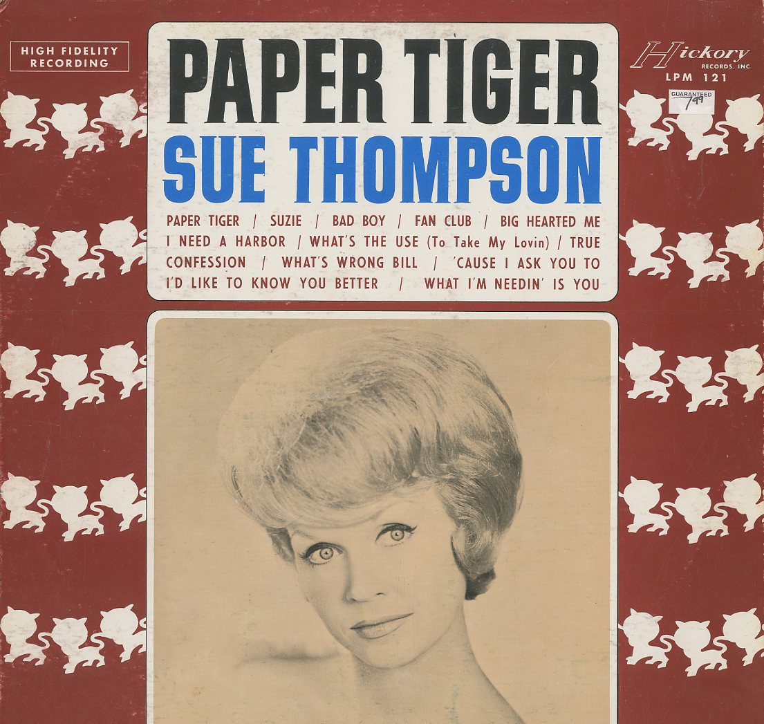 Albumcover Sue Thompson - Paper Tiger