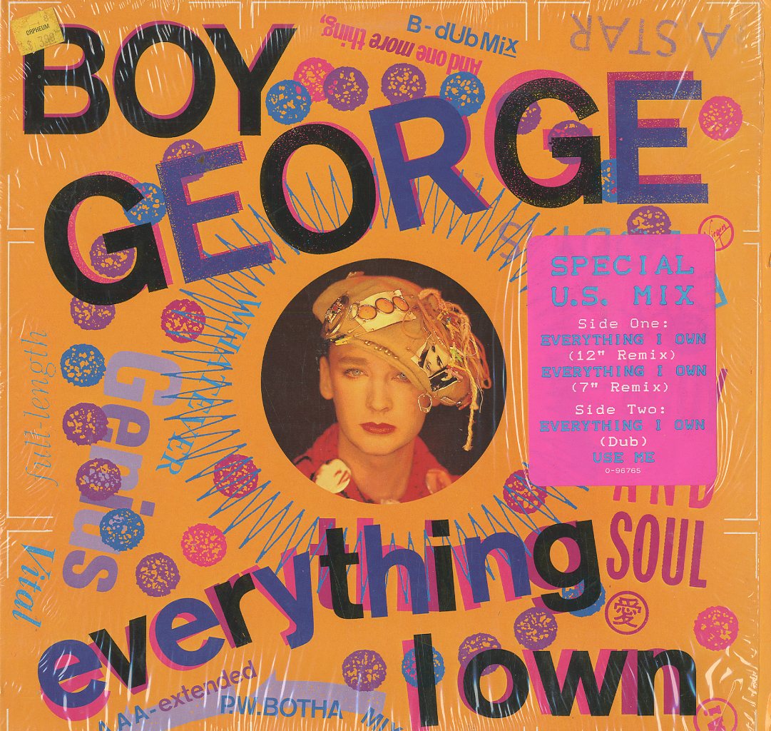 Albumcover Boy George - Everything I Own (3 X) / Use Me (45 RPM)