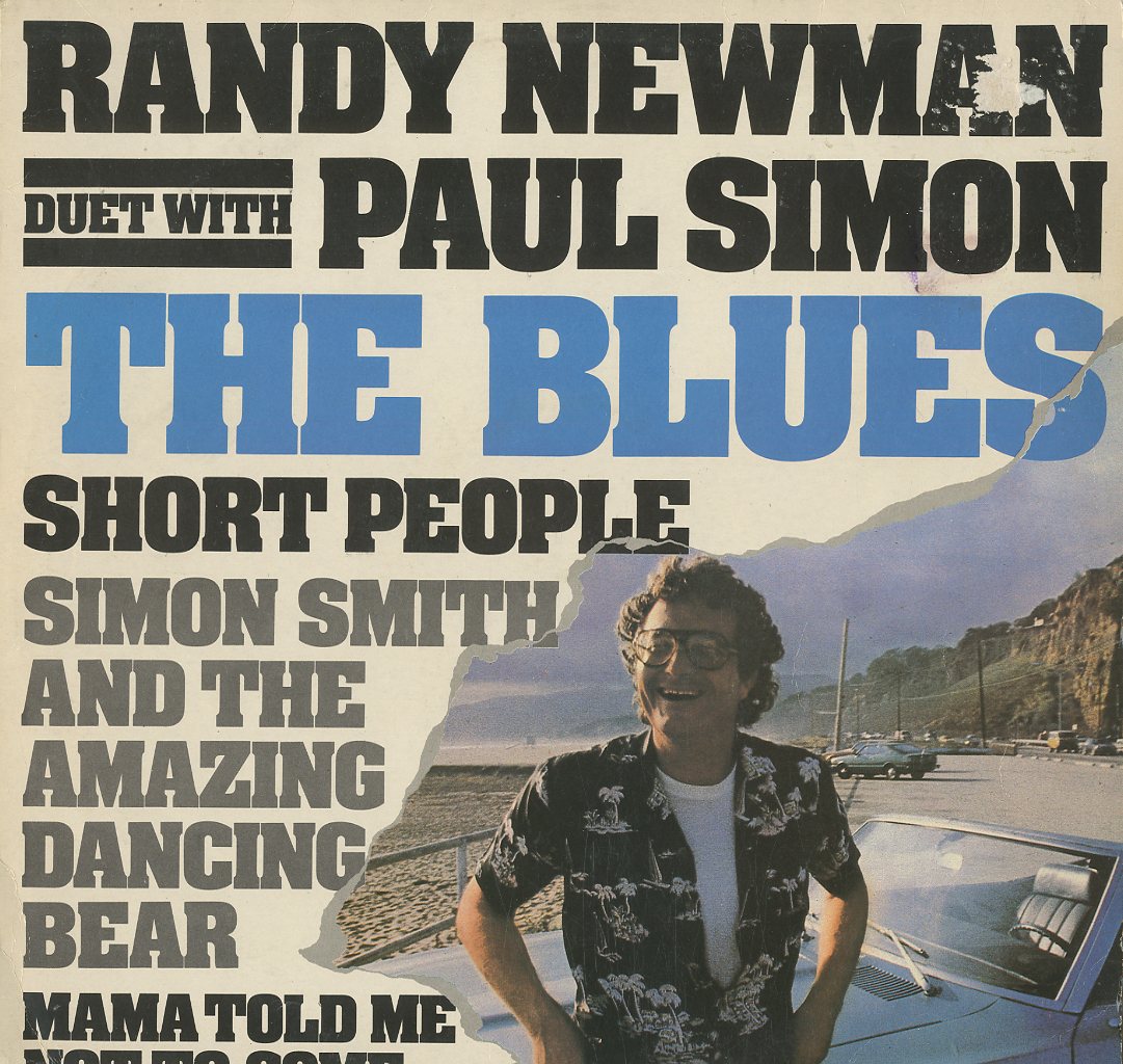 Albumcover Randy Newman - The Blues (with Paul Simon) / Short People / Simon smith / mama Told me (Maxi EP 45 RPM)