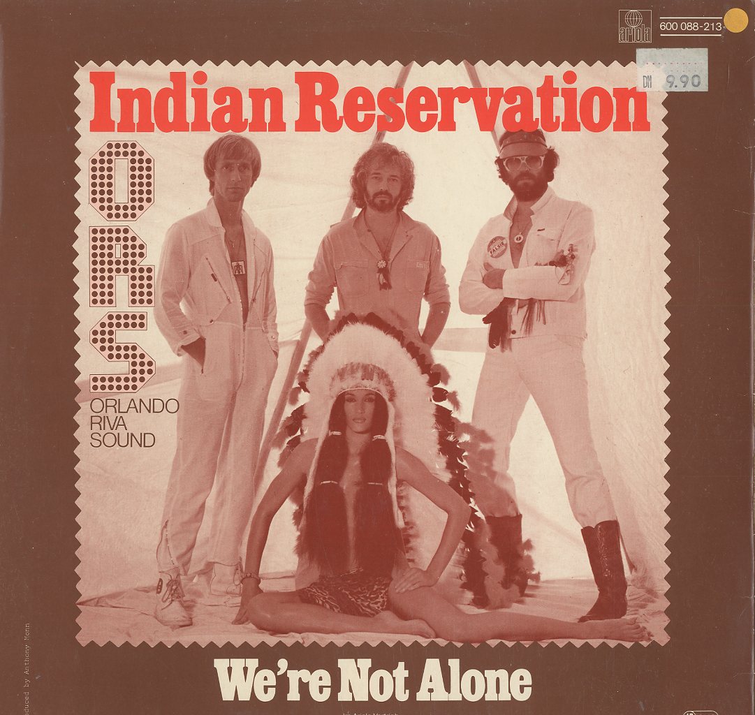 Albumcover ORS Orlando Riva Sound - Indian Reservation / We´re Not alone (30 cm Maxi 45 RPM)