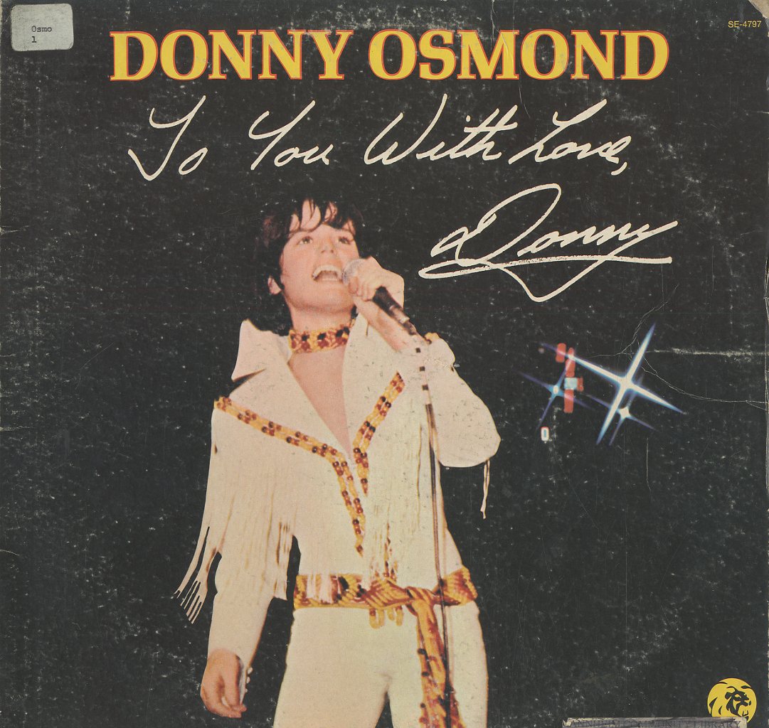 Albumcover Donny Osmond - To You With Love, Donny