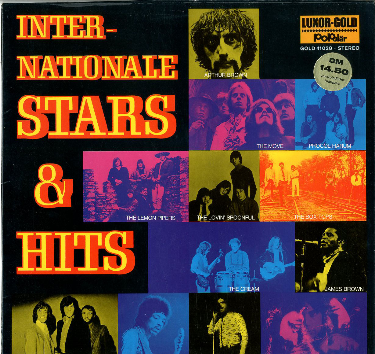 Albumcover Various Artists of the 70s - Internationale Stars & Hits (Luxor-Gold Populär)