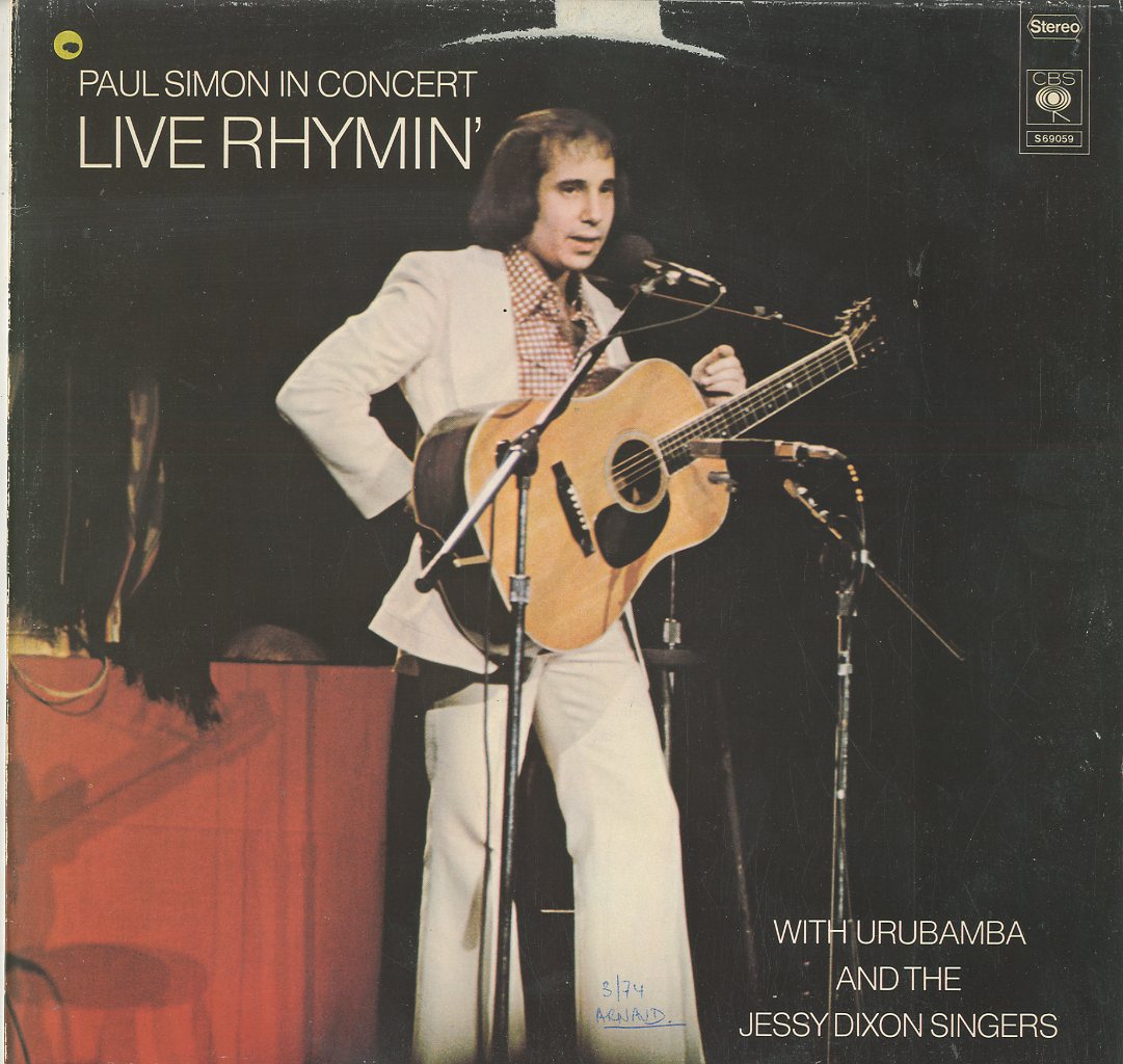 Albumcover Paul Simon - Live Rhymin´with Urubamba And The Jessy Dixon Singers