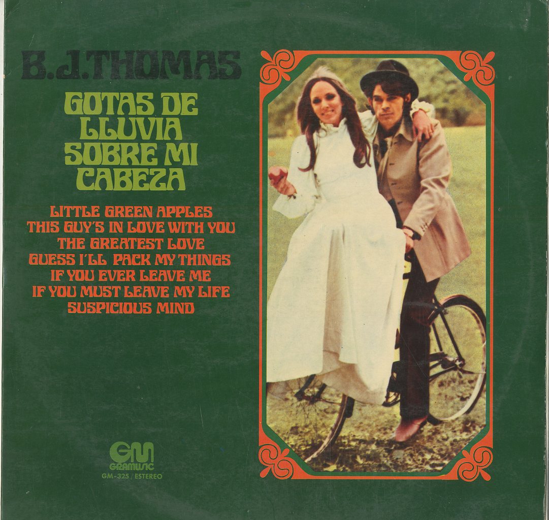 Albumcover B.J. Thomas - Gotas De LLuvia Sob ra Mi Cabeza