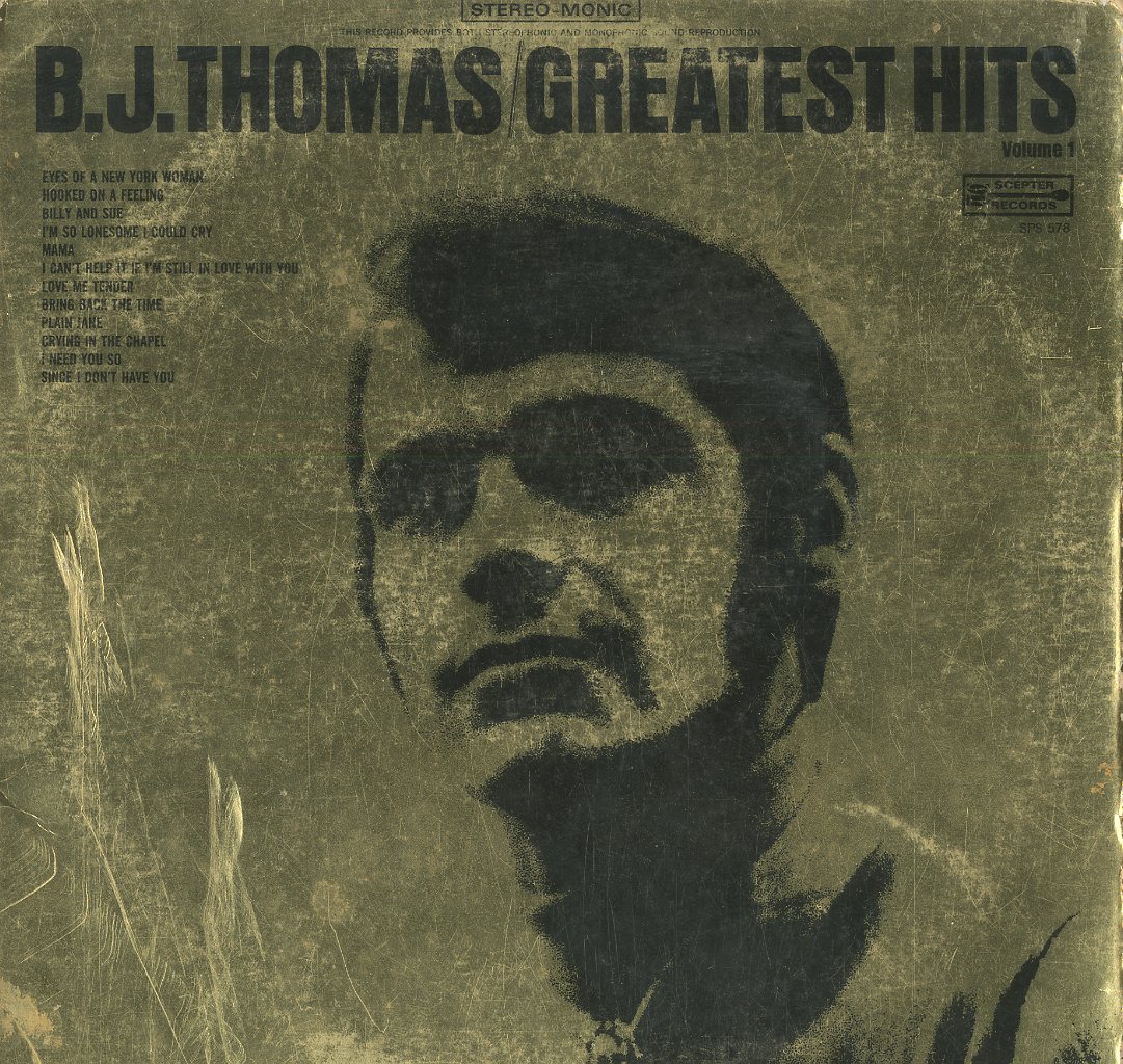 Albumcover B.J. Thomas - Greatest Hits Volume 1 (Goldfarb. Cover)